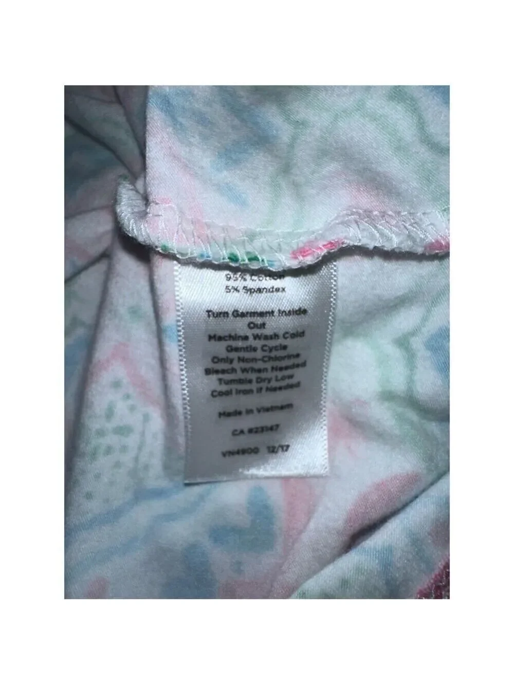 NWOT Women’s LP Talbots SS Geometric Design Cotton TShirt